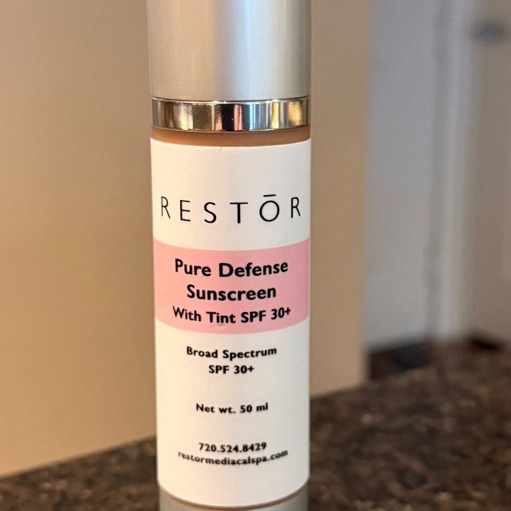 RESTOR Pure Defense Tinted Sunscreen SPF 30+
